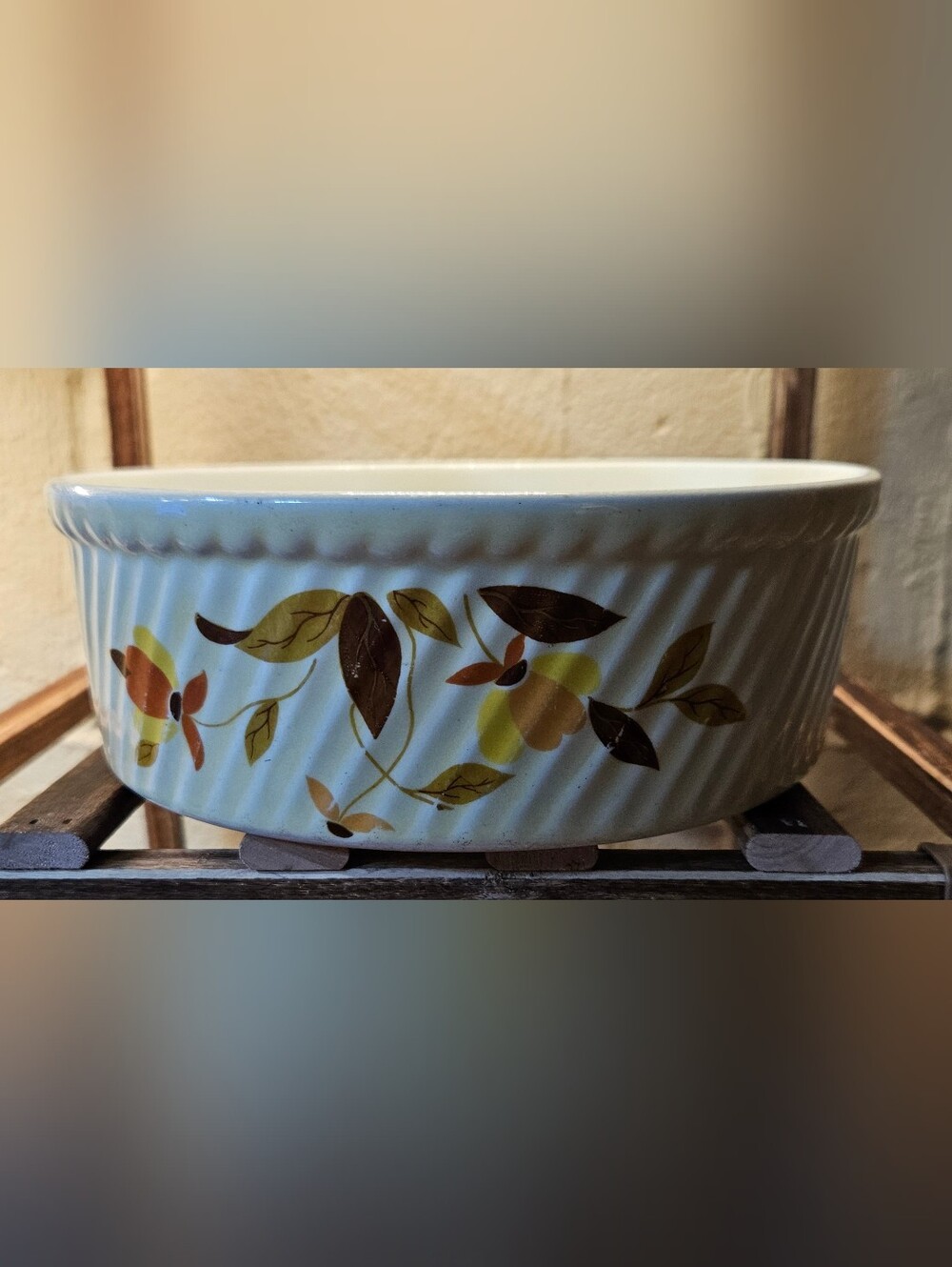 Hall China Autumn Leaf Casserole